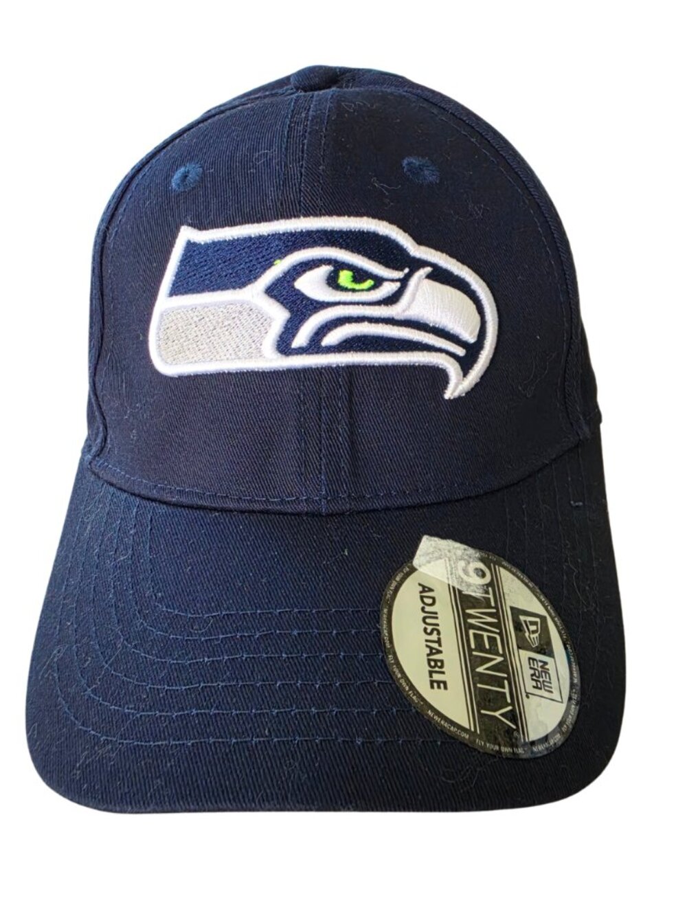 NWT New Era 9TWENTY NFL Seattle Seahawks Navy Blue Strapback Hat